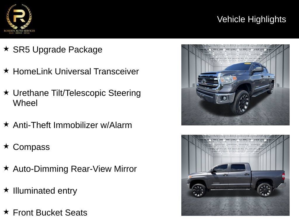 Used 2016 Toyota Tundra SR5 w/ SR5 Upgrade Package AWD/4WD image 10