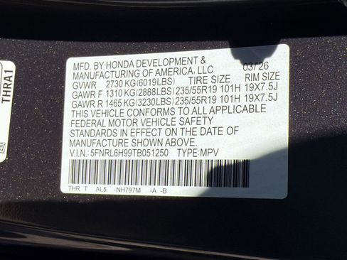 New 2026 Honda Odyssey Elite image 20