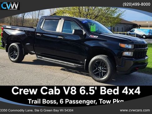 Used 2019 Chevrolet Silverado 1500 Custom Trail Boss w/ Custom Convenience Package AWD/4WD image 1