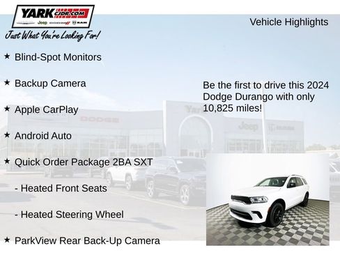 Certified 2024 Dodge Durango SXT image 12