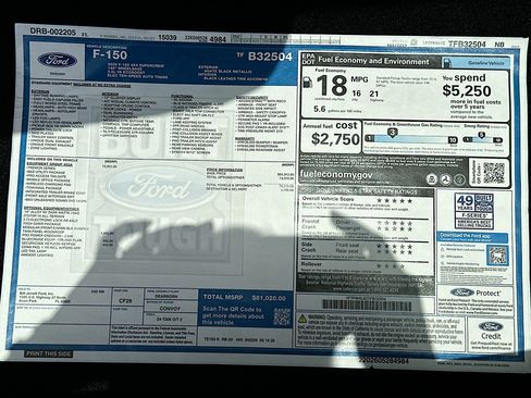 New 2026 Ford F150 Tremor w/ Equipment Group 402A High AWD/4WD image 19