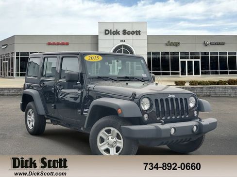 Used 2015 Jeep Wrangler Unlimited Sport w/ Connectivity Group image 1