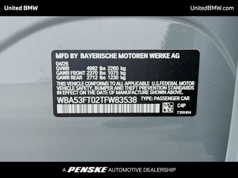 New 2026 BMW M340i Sedan w/ Premium Package RWD image 16