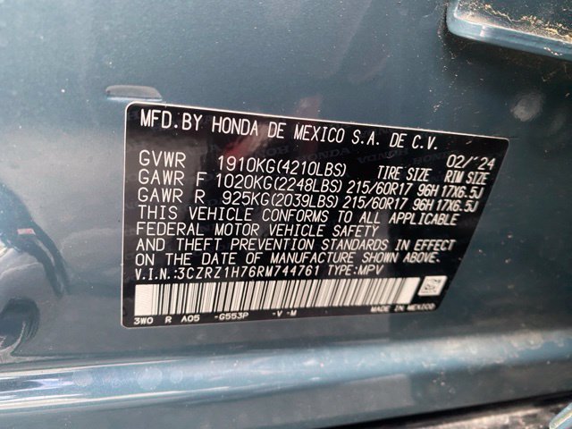 Used 2024 Honda HR-V EX-L image 7
