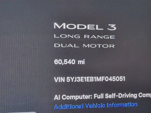 Used 2021 Tesla Model 3 Long Range AWD/4WD image 12