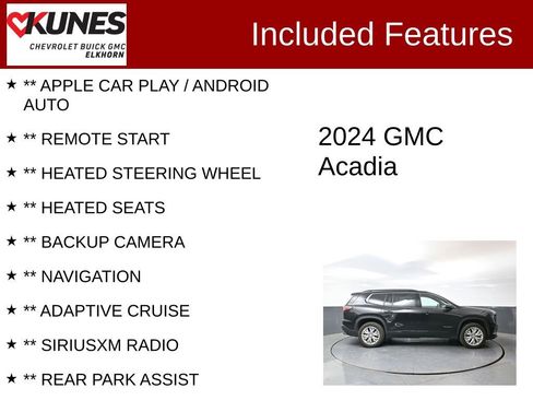 Used 2024 GMC Acadia Elevation AWD/4WD image 2