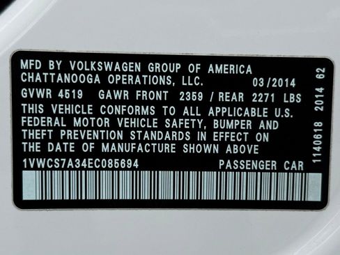 Used 2014 Volkswagen Passat 1.8T SEL Premium FWD image 53