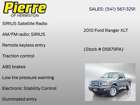 Used 2010 Ford Ranger XLT AWD/4WD image 6