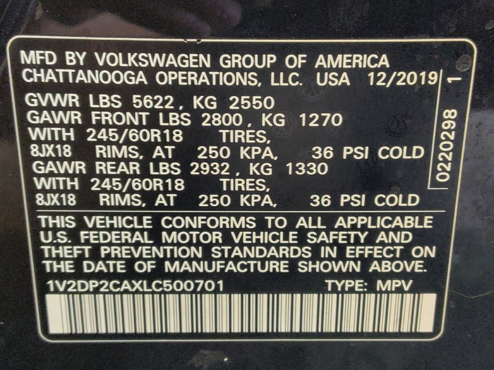 Used 2020 Volkswagen Atlas SE FWD image 33