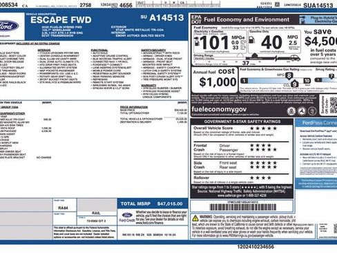 New 2025 Ford Escape SE w/ PHEV Premium Package image 15