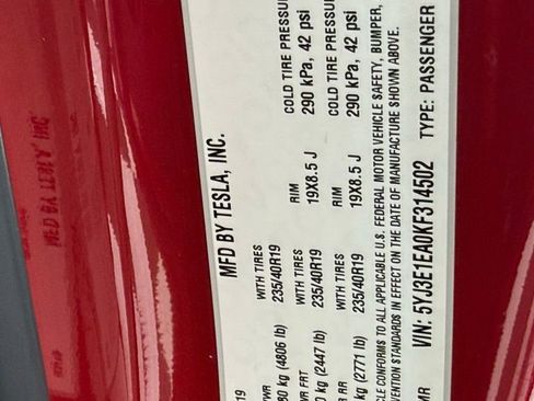 Used 2019 Tesla Model 3 Long Range RWD image 36