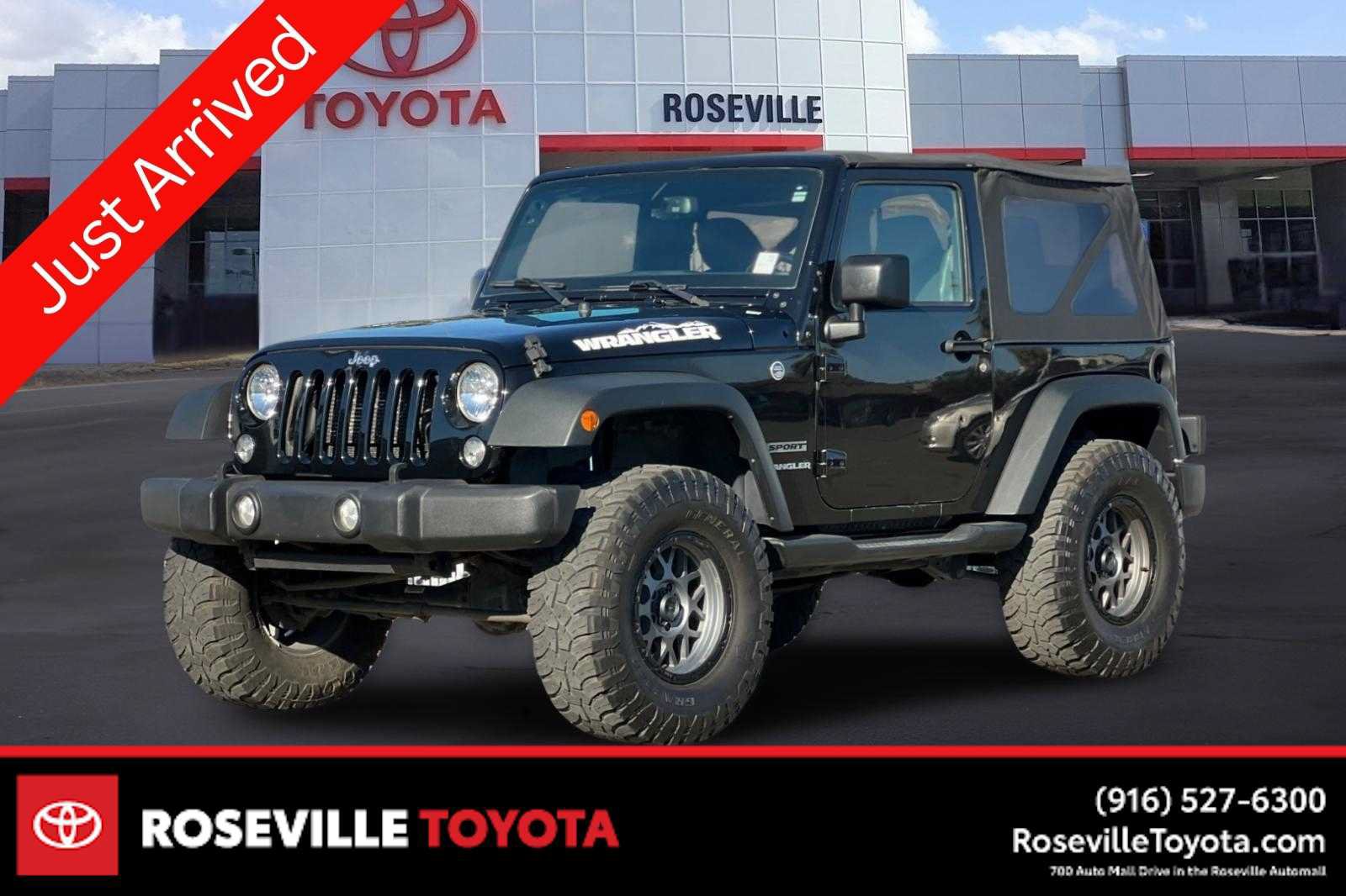 Used 2016 Jeep Wrangler Sport w/ Quick Order Package 24S AWD/4WD image 1