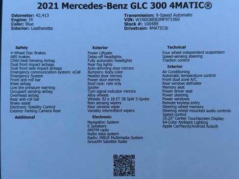 Used 2021 Mercedes-Benz GLC 300 4MATIC image 44