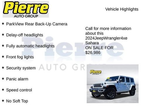 Used 2024 Jeep Wrangler Unlimited Sahara AWD/4WD image 22