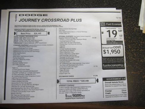 Used 2017 Dodge Journey Crossroad FWD image 34
