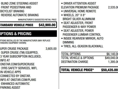 Used 2025 GMC Acadia Elevation w/ Super Cruise Package image 2