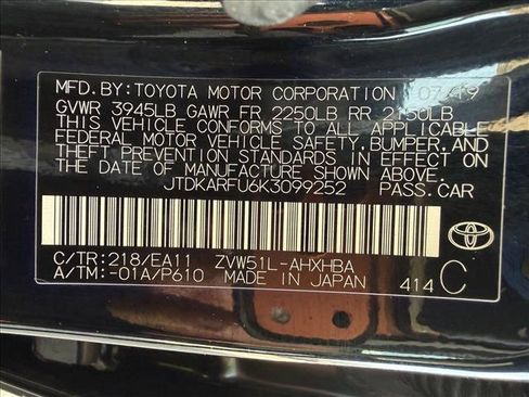 Used 2019 Toyota Prius Limited w/ Premium Convenience Package FWD image 22