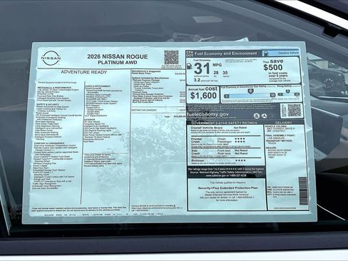 New 2026 Nissan Rogue Platinum w/ Platinum Premium Package image 19