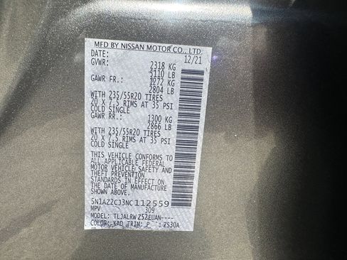 Used 2022 Nissan Murano SL image 10