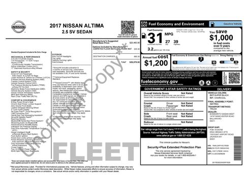 Used 2017 Nissan Altima 2.5 SV image 7