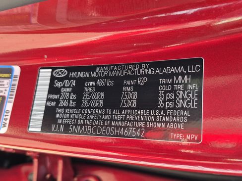 Used 2025 Hyundai Tucson SEL AWD/4WD image 35