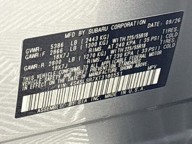New 2026 Subaru Forester Touring AWD/4WD image 33