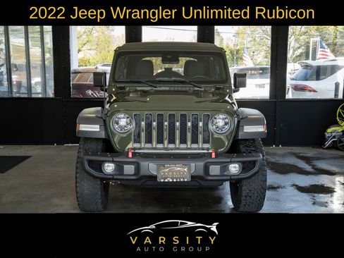 Used 2022 Jeep Wrangler Unlimited Rubicon w/ Steel Bumper Group AWD/4WD image 2