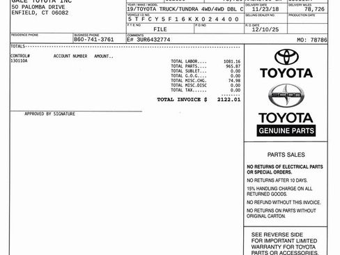 Used 2019 Toyota Tundra SR5 image 11