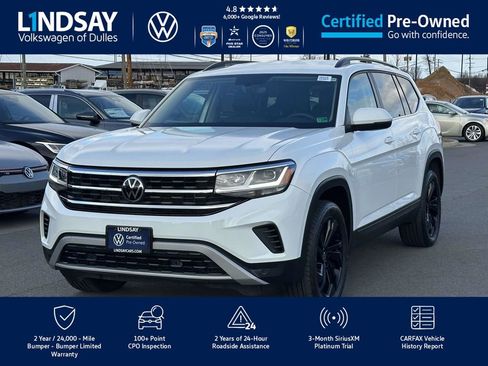 Certified 2023 Volkswagen Atlas SE w/ Black Wheel Package image 4