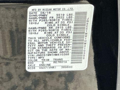 Used 2017 INFINITI QX70 AWD w/ Premium Package image 37
