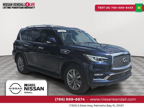 Used 2019 INFINITI QX80 Luxe w/ Proassist Package RWD image 1