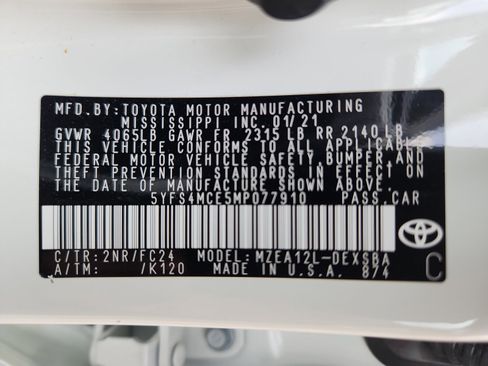 Used 2021 Toyota Corolla SE image 26