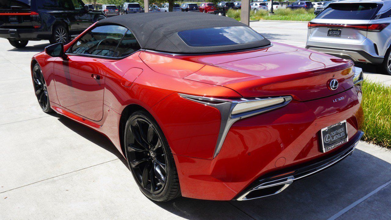Certified 2021 Lexus LC 500 Convertible w/ Touring Package RWD image 7