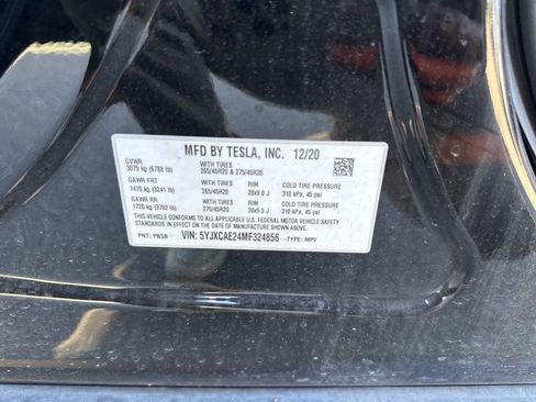 Used 2021 Tesla Model X Long Range AWD/4WD image 11
