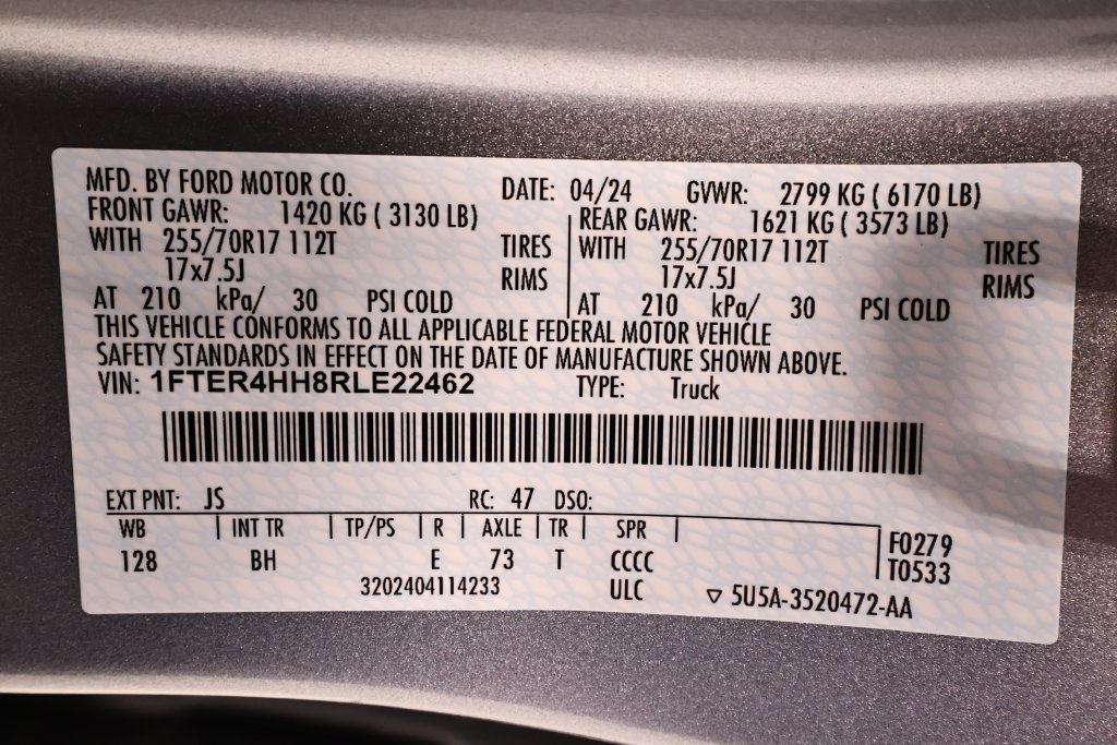 Certified 2024 Ford Ranger XLT AWD/4WD image 51