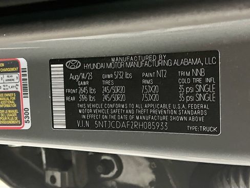 Used 2024 Hyundai Santa Cruz Night AWD/4WD image 30