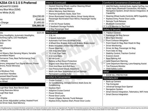 New 2026 MAZDA CX-5 Preferred AWD/4WD image 2