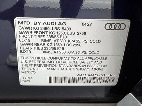 Used 2023 Audi Q5 2.0T Premium w/ Convenience Package AWD/4WD image 37