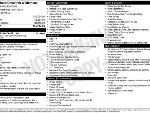 Used 2024 Subaru Crosstrek 2.5i Wilderness w/ Wilderness Package AWD/4WD image 35
