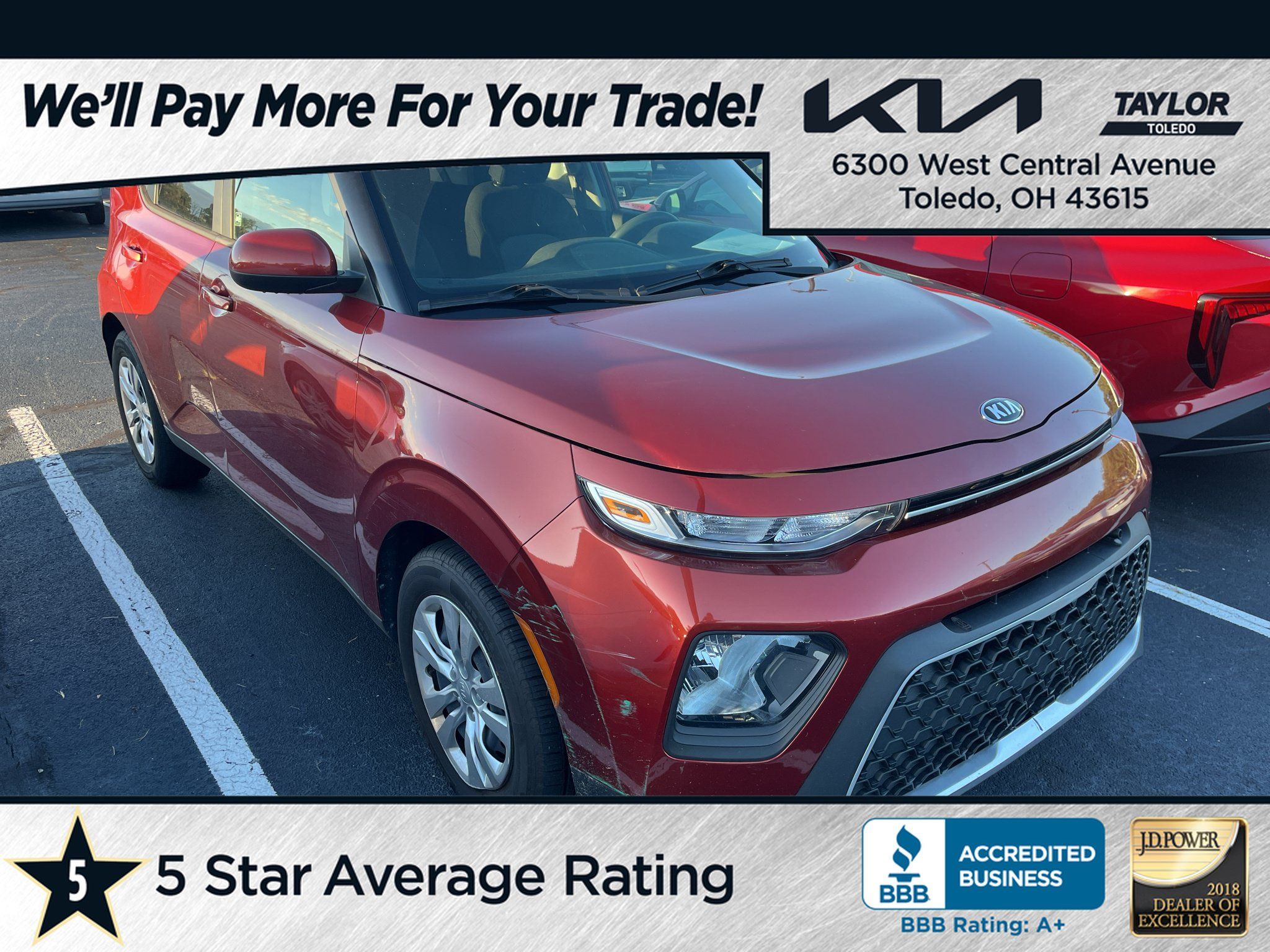 Used 2021 Kia Soul LX FWD image 1