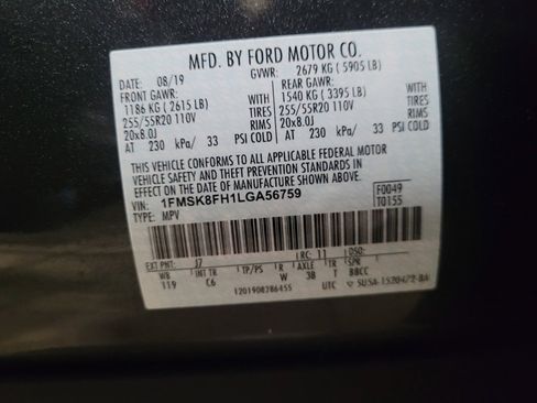 Used 2020 Ford Explorer Limited image 33