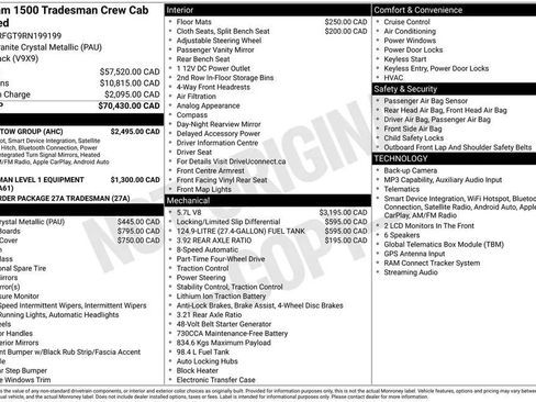 Used 2024 RAM 1500 Tradesman w/ Trailer Tow Group AWD/4WD image 2