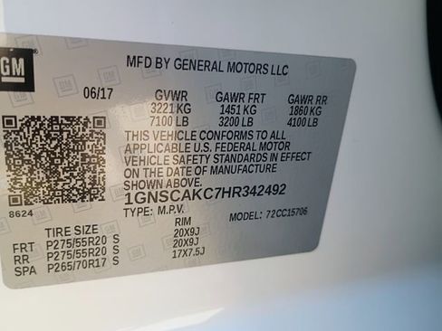 Used 2017 Chevrolet Tahoe LS RWD image 76