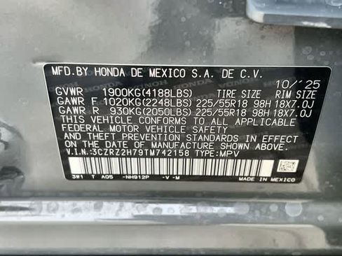 Certified 2026 Honda HR-V EX-L image 22