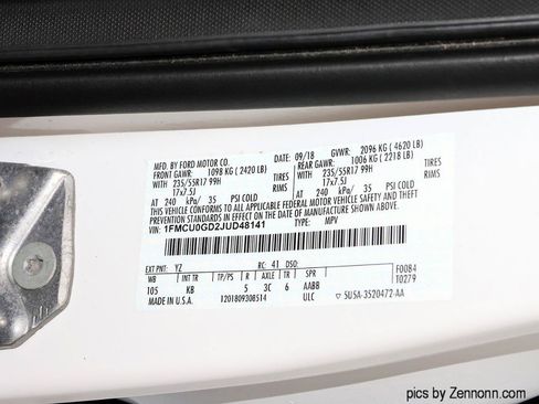 Used 2018 Ford Escape SE w/ SE Sync 3 Package FWD image 40