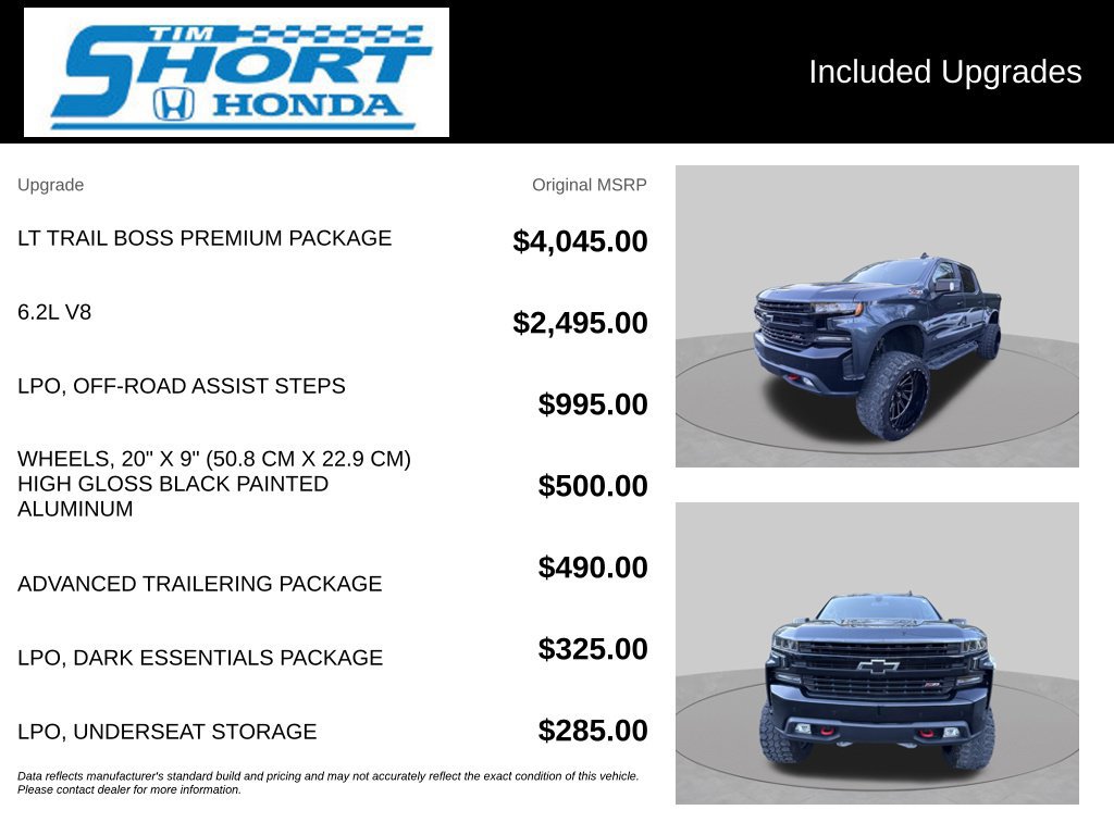 Used 2022 Chevrolet Silverado 1500 LT Trail Boss w/ LT Trail Boss Premium Package AWD/4WD image 6
