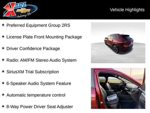 Used 2025 Chevrolet Trax RS w/ Driver Confidence Package image 2