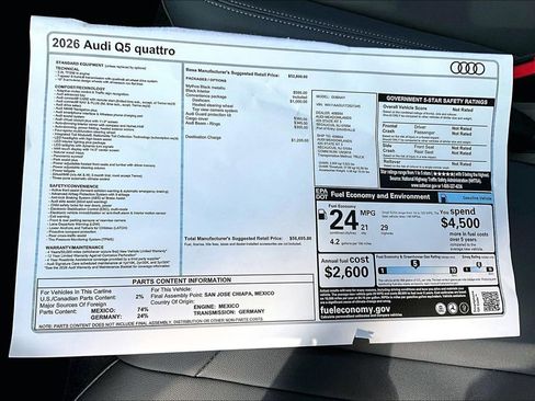 New 2026 Audi Q5 Premium AWD/4WD image 14