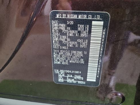 Used 2020 Nissan Armada SL image 33