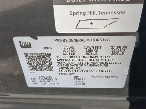 Certified 2024 Cadillac XT6 Sport w/ Platinum Package AWD/4WD image 32